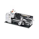 VEVOR High-quality Metal Lathe, 8 x 16 in, 550W Benchtop Lathe Machine, 0-2500 RPM Variable Speed, with 0.0003 in Spindle Accuracy Metal Gear, for Precision Parts Thread Soft Metals Wood