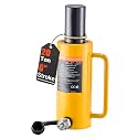 VEVOR Hydraulic Cylinder Jack, 20 Ton Solid Ram Hydraulic Cylinder, 6 Inch Stroke Single Acting Hydraulic Cylinder, with Quick Connector Portable Hydraulic Solid Jack Hydraulic Lifting Cylinders