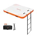 VEVOR Inflatable Floating Dock, Inflatable Dock Platform, Non-Slip Air Dock Platform with Portable Carrying Bag &amp; Detachable Ladder, Floating Platform Island Raft for Pool Beach Ocean