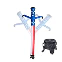 VEVOR Inflatable Tube Man with Blower, 20 ft Tall, Wacky Waving Wind Flying Inflatable Dancing Tube Guy with 1 HP IPX3 Waterproof Blower Fan, for Outdoor Advertising Business Store Party Decoration