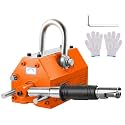 VEVOR Magnetic Lifter, 600kg Pulling Capacity, 2.5 Safety Factor, Steel and Neodymium, Lifting Magnet with Release, Permanent Lift Magnets, Heavy Duty Magnet for Hoist, Block, Shop Crane