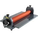 VEVOR 25 Inch Cold Laminator Machine 10mm Manual Vinyl Photo Film Cold laminator Hand Crank Pressure Cold Roll laminator(25 Inch)