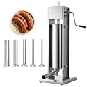 VEVOR Manual Sausage Stuffer 7L/15LBS Vertical Sausage Machine Dual-Speed