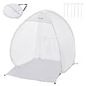 VEVOR Paint Booth Tent, 40 x 35 x 40 in Pop-Up Portable Spray Paint Tent with Built-in Floor, Exhaust Window and Storage Bag, Foldable Paint Booth for Furniture, DIY Hobby Tool Painting Station