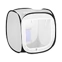 VEVOR Portable Paint Booth Tent, 15.94 x 15.94 x 16.9 inch Pop-Up Portable Spray Paint Tent with Mesh Door, Spray Painting Tents for Small Models, Sculptures, Vases, Photo Frames, Pop-Up Design