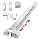 VEVOR Push Bar Panic Exit Device, 31" Stainless Steel Commercial Panic Bar for Exit Doors, Emergency Exit Door Hardware with Dual Locking Bolt and Sticker, for 31"-46" Wood or Metal Door, Silver