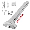 VEVOR Push Bar Panic Exit Device, 28" Premium Metal Commercial Panic Bar for Exit Doors, Emergency Exit Door Hardware with Warning Sticker, Easy Installation, for 28"-41" Wood or Metal Door, Silver