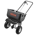VEVOR Push Lawn Spreader 80 lbs Capacity Walk-Behind Broadcast Spreader