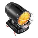 VEVOR Radiant Heater, 70000 BTU Portable Space Heater with Handle, 8 Hour Heating, Adjustable Temperature, Indoor & Outdoor Heaters for Jobsite Garage Warehouse Workshop Construction
