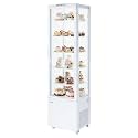 VEVOR Refrigerated Display Case, 9.8 Cu.Ft./278L Large Pastry Display Case, 5-Tier Commercial Cake Refrigerator with LED Lighting, TURBO Cooling, Frost-Free Air-Cooling, for Bakery, Dessert Shop
