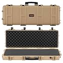 VEVOR Rifle Case, Rifle Hard Case with 4 Layers Fully-protective Foams, Lockable Hard Gun Case with Wheels, IP67 Waterproof &amp; Crushproof, for Rifles or Shotguns