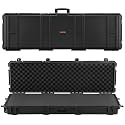 VEVOR Rifle Case, Rifle Hard Case with 4 Layers Fully-protective Foams, Lockable Hard Gun Case with Wheels, IP67 Waterproof & Crushproof, for Rifles or Shotguns
