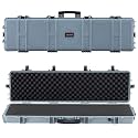 VEVOR Rifle Case, Rifle Hard Case with 4 Layers Fully-protective Foams, Lockable Hard Gun Case with Wheels, IP67 Waterproof & Crushproof, for Rifles or Shotguns