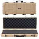 VEVOR Rifle Case, Rifle Hard Case with 4 Layers Fully-protective Foams, Lockable Hard Gun Case with Wheels, IP67 Waterproof & Crushproof, for Rifles or Shotguns
