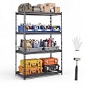 VEVOR Storage Shelves, 4-Tier 2400 lbs Garage Shelving 40 x 20 x 60 in