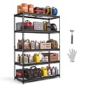 VEVOR Storage Shelves, 5-Tier 3000 lbs Garage Shelving 48 x 20 x 71.4 in