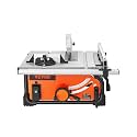 VEVOR Table Saw, 4500 RPM Portable Jobsite Table Saw with Sharp Edges & High Cutting Precision, Compact Table Saws with Dust Port For Woodworking, Fit for Raw Wood, Flooring & Cabinets
