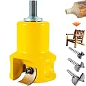 VEVOR Tenon Cutter, 1.5" / 38 mm Diameter, Premium Aluminum & Steel Log Furniture Cutter, with Dual Curved Blades & Button Screws Home Master Kit, Commercial Woodworking Tool for Home Beginner DIY