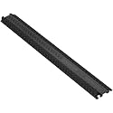 VEVOR Thermoplastic Rubber Drop Over Cable Cover Ramp, 2,000 lbs/axle Load Capacity, Heavy Duty TPR Cable Hose Protector Ramp, Floor Cord Cover for High Walking Traffic Areas Home Office Warehouse