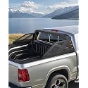VEVOR Truck Bed Roll Bar, Pickup Sport Bar Compatible with Full-Size Truck/ 2014-2024 Chevrolet Silverado/ 2001-2015 Toyota Tacoma, Carbon Steel Construction with 6 Auxiliary Lights, No Rack Included