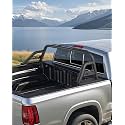 VEVOR Truck Bed Roll Bar, Universal Pickup Sport Adjustable Bar Compatible with Full-Size Truck/ 2015-2025 Ford F-150, Carbon Steel Construction with Extension Light Bracket, No Rack Included