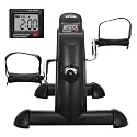 VEVOR Under Desk Bike Pedal Exerciser, Mini Exercise Bike for Arm/Leg Exercise, Multi-level Resistance Pedal Exerciser for Home Office Workout, Cycling Portable Peddler with LCD Display & Non-Slip Mat