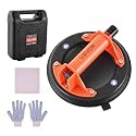 VEVOR Vacuum Suction Cup, 8-Inch Vacuum Glass Lifter with ABS Handle, 400 lbs Max Lifting Capacity Tile Suction Cup Tool with Carrying Case for Lifting Large Tile, Granite, Drywall, Windows (1-Pack)