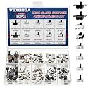 VEXUNGA Slide Switch Set Mini Micro Slide Switches SPDT 1p2t Small Toggle Switch Vertical Panel Mount ON Off 2Position 3Pin SS12F15 SS12F15VG6 SS12D00G SS12F44 SS12D10 (80Pcs)