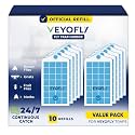 VEYOFLY Official Refill Fruit Fly Traps Indoor, Gnat Trap | 10-Pack