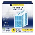 VEYOFLY Official Refill Fruit Fly Traps Indoor, Gnat Trap | 5-Pack