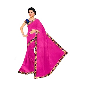 vfcollections womens fancy cotton saree  rich zari woven design  bridal saree  unstitched blouse piece