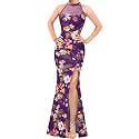 VFSHOW Womens Halter Formal Prom Gala Wedding Guest Maxi Dress Evening Gown
