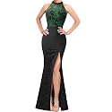 VFSHOW Womens Halter Formal Prom Gala Wedding Guest Maxi Dress Evening Gown