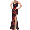 VFSHOW Womens Halter Formal Prom Gala Wedding Guest Maxi Dress Evening Gown