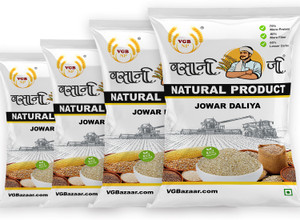 vgbnp 100 natural  original jowar daliya jawar daliyasorghum millet porridge 2kg jowar