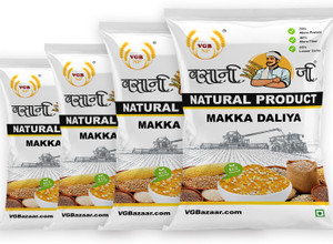 vgbnp 100 natural  original makkai dalia  makke ka dalia corn dalia - 2kg corn 2 kg