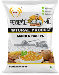vgbnp 100 natural  original makkai dalia  makke ka dalia corn dalia - 500g corn 05 kg