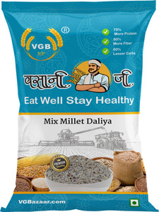 vgbnp natural 5 in 1 mix millet dalia mixed millet daliya multi millet dalia - 1kg mixed millet 1 kg
