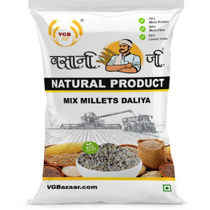 vgbnp natural 5 in 1 mix millet dalia mixed millet daliya multi millet dalia - 2kg mixed millet