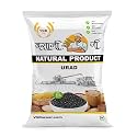 Vasani G Natural Whole Black Urad Dal (Kali Urad dal) Unpolished Black Urad Dal, Sabut Urad ki dal (khadi Urad, Black Gram Whole) Healthy &amp; immunity builder Urad dal - 500g