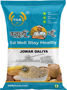 vgbnp sorghum daliya  jowar dalia  a healthy diet solution -1kg jowar