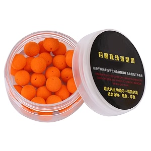 vgeby 30pcsbox fishing bait pellets floating smell soft fishing lure bait beads for saltwater and freshwater orangesweet potato bait supplies