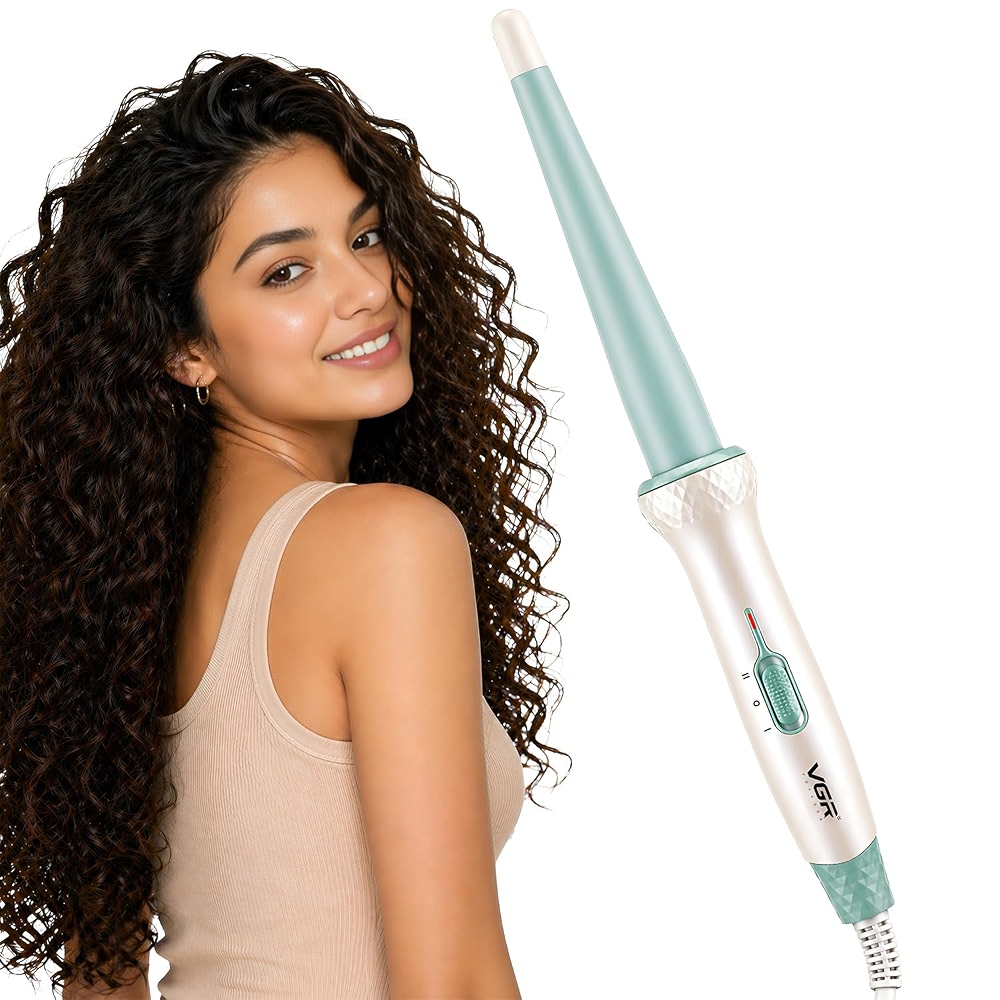 VGR V-596 Professional Curling Wand with 25MM Pearl Barrel, Fast PTC ...