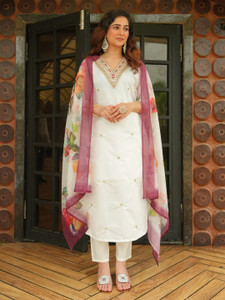 Vhali creation Women Kurta Pant Dupatta Set