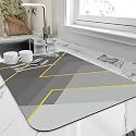 VHKD Dish Drying mat for Kitchen Water Absorbent mats for Kitchen Utensils Large Dry mat for Kitchen Utensils Drying mat Water Absorbent mats for Kitchen Large Size (Design 1 | 38x58cm, 2)