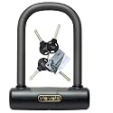 Via Velo Mini Bike U Lock| Pro Mini U Lock 20CrMnTi Steel Anti-Theft 16mm Shackle with Bracket insize:5.7 x 3.5 in and Sold Secure Diamomd Approval for All Bikes Electric Bike,Electric Scooters