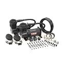 VIAIR 380C Dual Air Compressor for Air Suspension (2 Pack) 12V Continuous Duty Cycle Compressor for Air Tanks, Bags, Air Horns 200 PSI (Stealth Black)