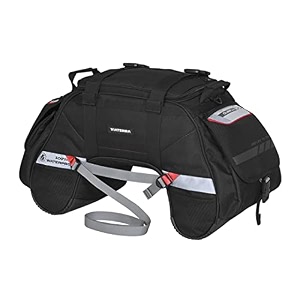 viaterra claw mini 48l waterproof motorcycle tail bag black