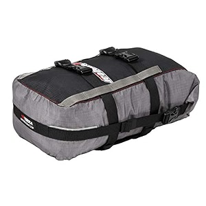 viaterra pod 12l 100 waterproof motorcycle tail bag grey
