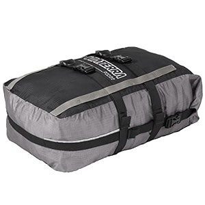 viaterra pod 22l 100 waterproof motorcycle tail bag grey